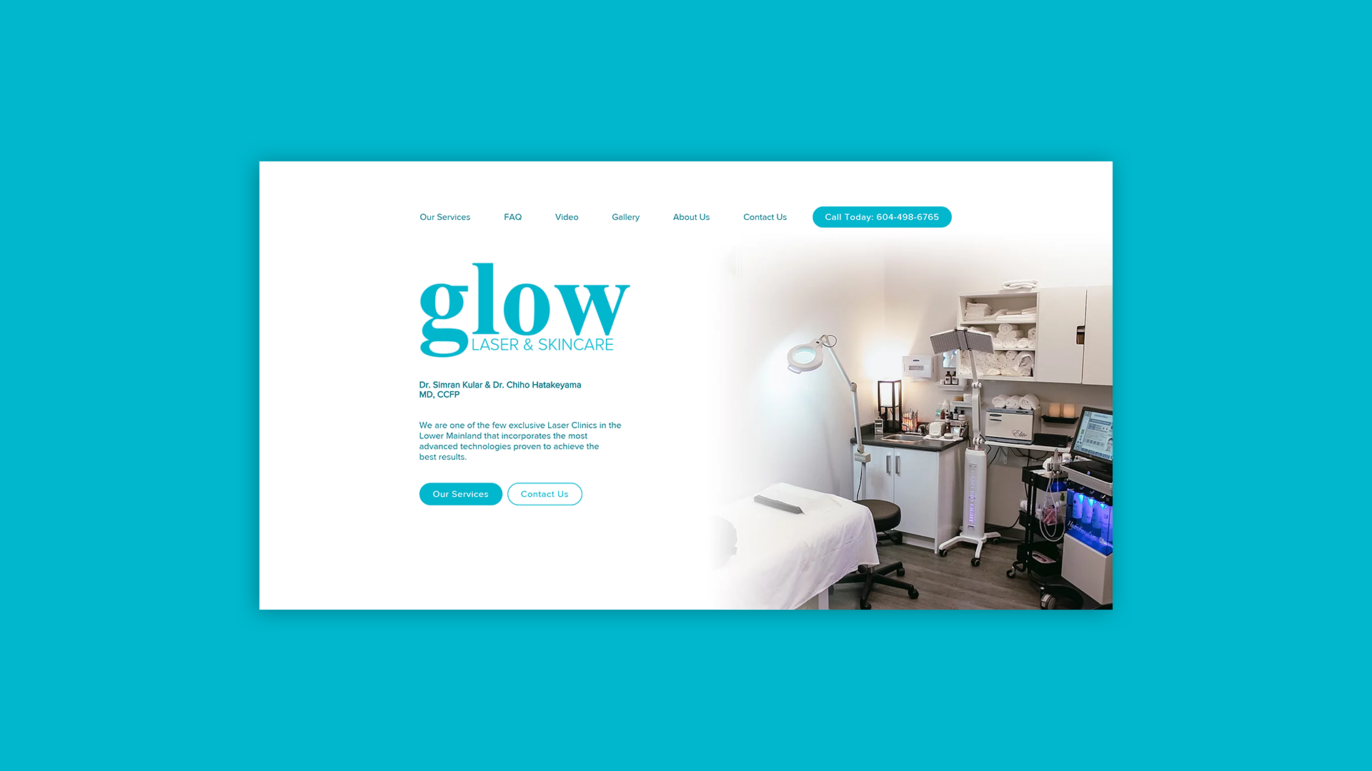 Glow Laser & Skincare Website
